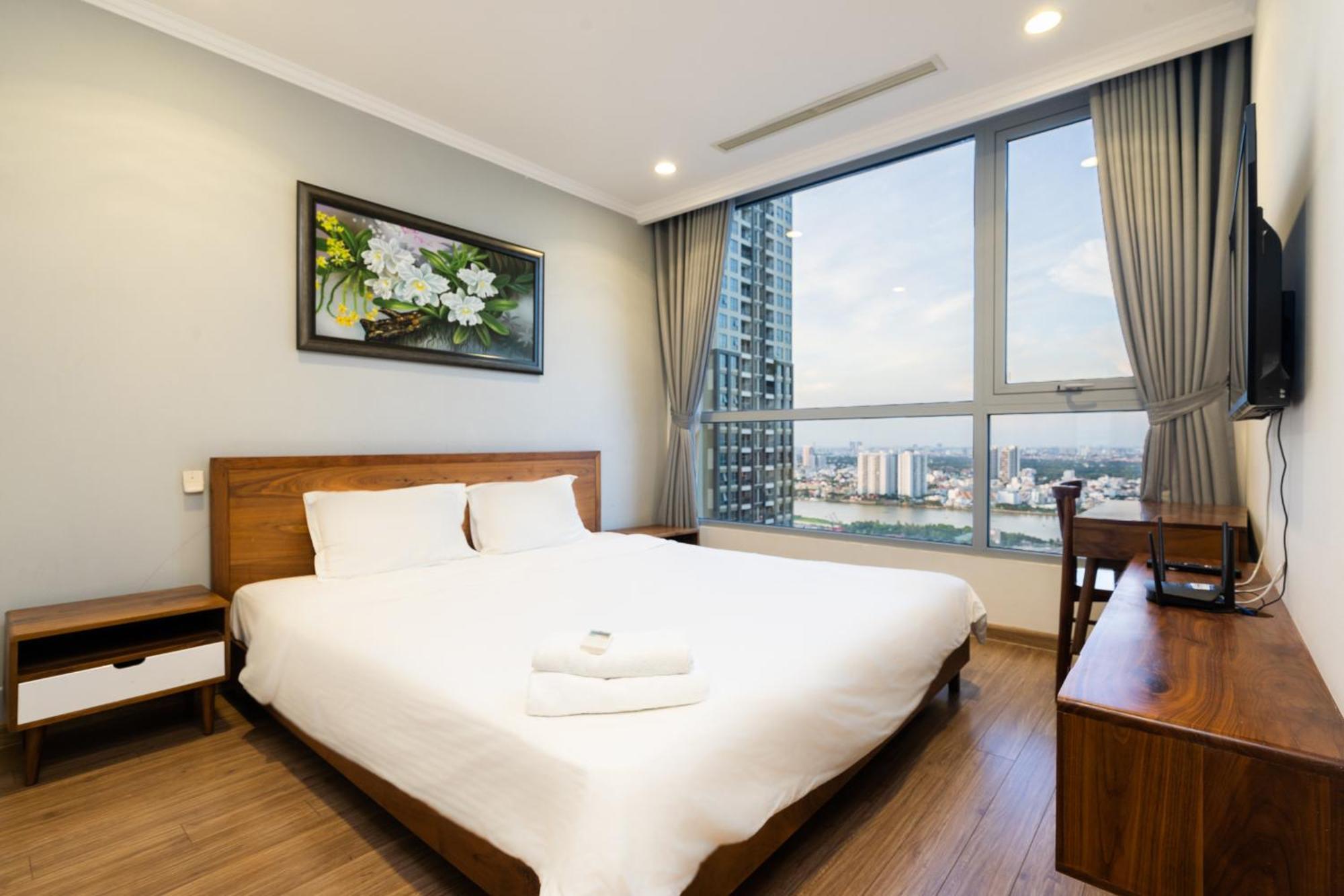 Vinhomes Central Park - Serviced Apartments Rental Ltd Ho Chi Minh-stad Buitenkant foto