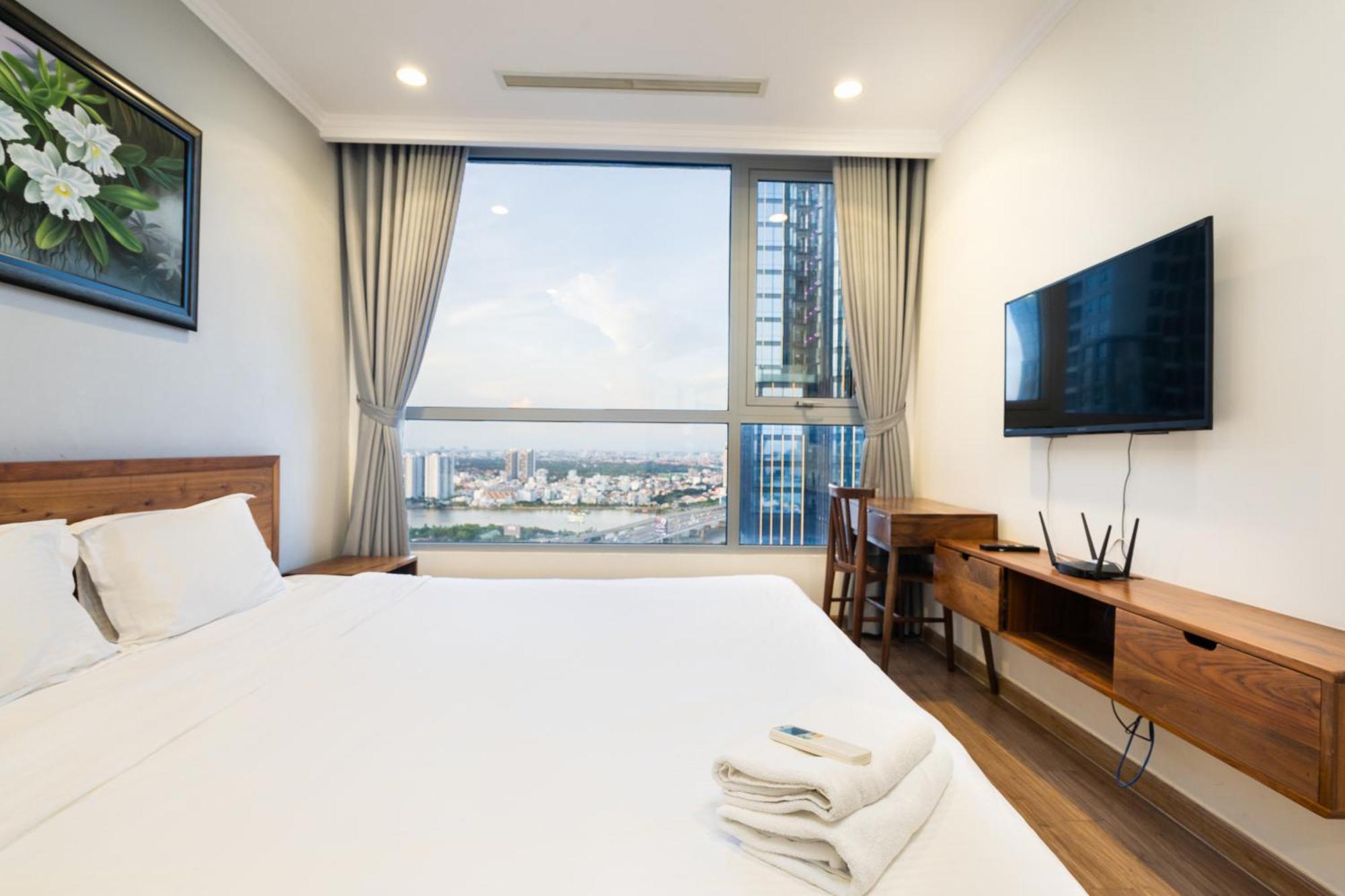 Vinhomes Central Park - Serviced Apartments Rental Ltd Ho Chi Minh-stad Buitenkant foto